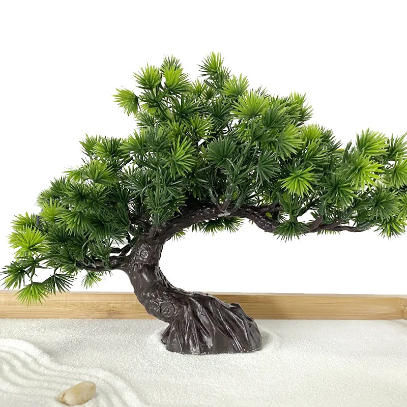 Japanese White Sand Artificial Bonsai Tree Zen Garden