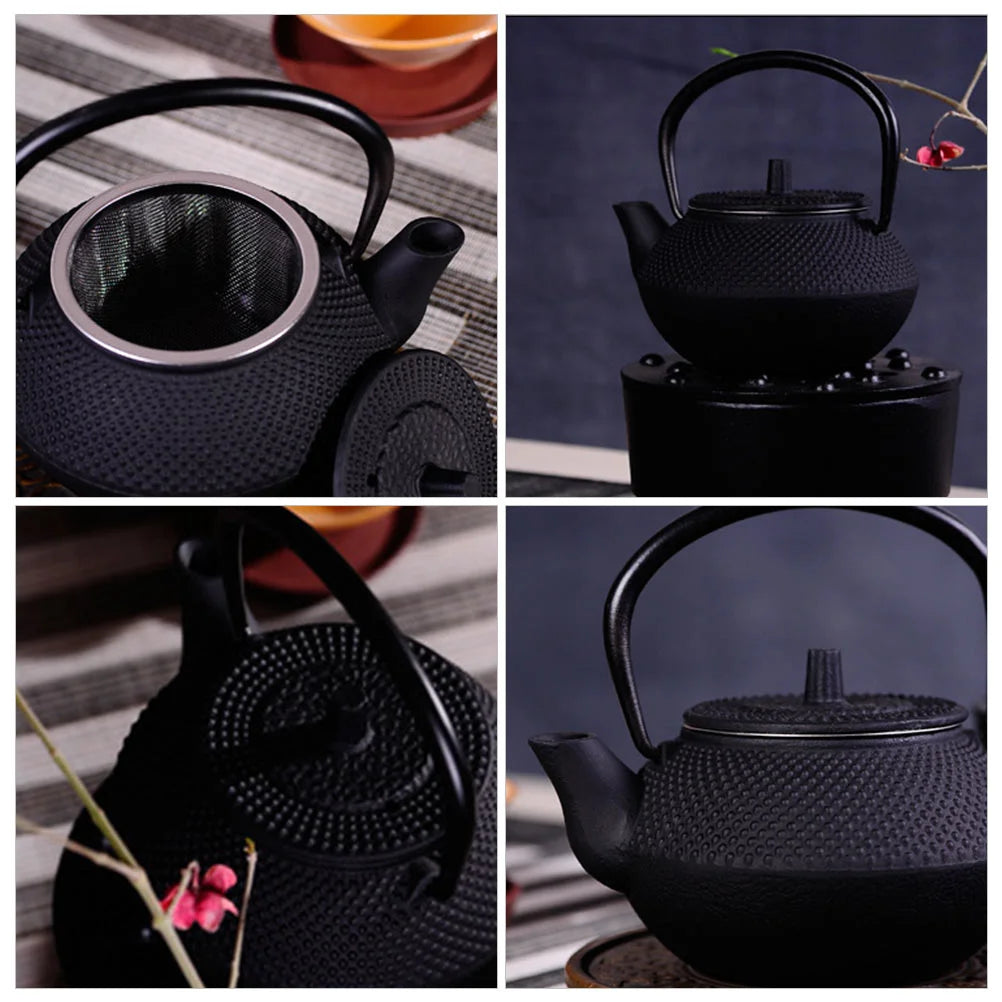 Japanese Retro Classic Cast Iron Metal Heat-resisted Teapot Kettle